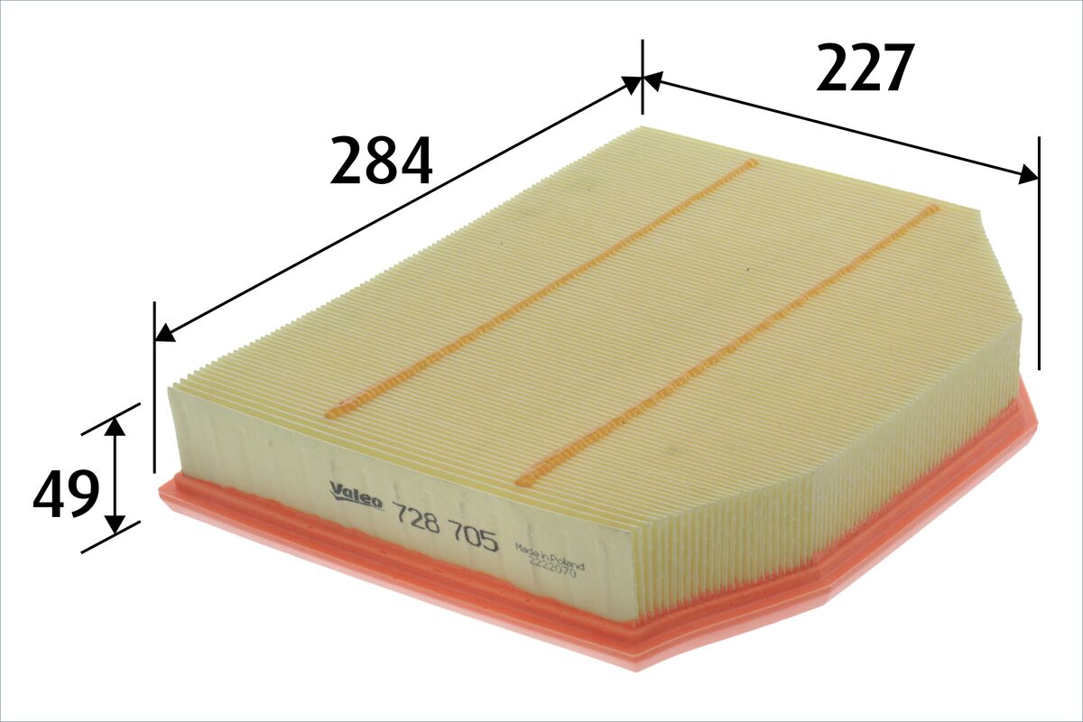 VALEO 728705 Air Filter for BMW